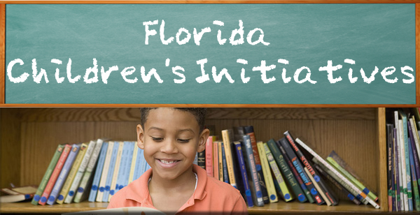 Florida Children's Initiatives Child at Library