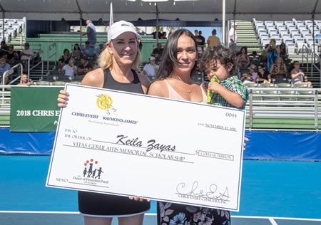 Chris Evert and Natasha Zatorski